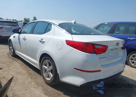 2015 Kia Optima Lx из США, поврежденный, VIN 5XXGM4A78FG479619